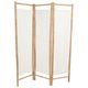 Paravent pliable 3 panneaux bambou 135x171cm