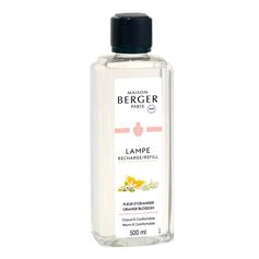 Parfum pour lampe Berger Fleur d'Oranger 500ml- MAISON BERGER
