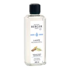 Parfum pour lampe Berger Thé blanc pureté 500ml- MAISON BERGER