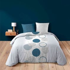 Parure housse de couette coton imprimé voie lactée 220x240cm