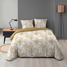 Parure housse de couette microfibre DUNE 220x240cm