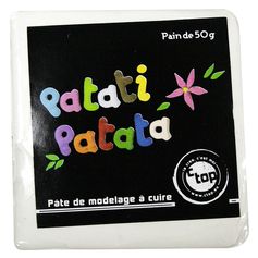 Pâte à modeler auto durcissante blanche 250g