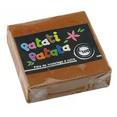 Pâte de modelage à cuire marron 50g