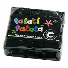 Pâte de modelage à cuire noire 50g