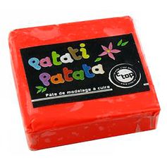 Pâte de modelage à cuire rouge 50g