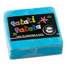 Pâte de modelage à cuire bleu clair 50g