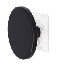 Patère murale adhésive noire EASY CHIC D 8.5cm