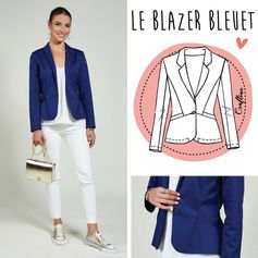Patron blazer BLEUET - CRAFTINE