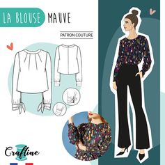 Patron blouse MAUVE - CRAFTINE
