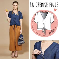 Patron chemise FIGUE - CRAFTINE