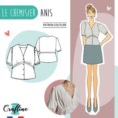 Patron chemisier ANIS - CRAFTINE
