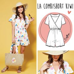 Patron combishort KIWI - CRAFTINE