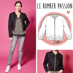 Patron de couture Bomber Passion - CRAFTINE