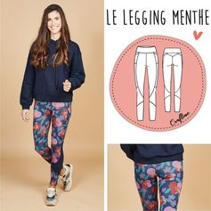 Patron de couture legging Menthe - CRAFTINE