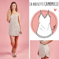 Patron de couture nuisette Camomille - CRAFTINE