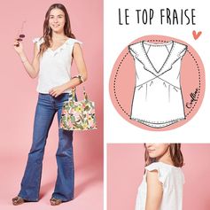 Patron de couture top Fraise - CRAFTINE