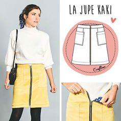 Patron jupe KAKI - CRAFTINE