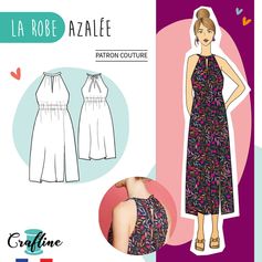Patron robe Azalee - CRAFTINE