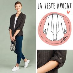 Patron veste AVOCAT - CRAFTINE