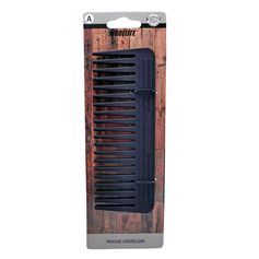 Peigne Barber démêloir en plastique noir 23.5cm
