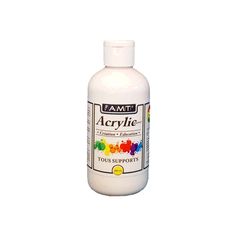 Peinture acrylique blanc 200ml