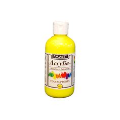Peinture acrylique fluo jaune 200ml