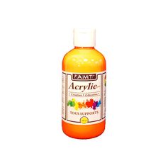 Peinture acrylique fluo orange 200ml