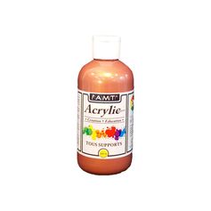 Peinture acrylique métallisée cuivre 200ml