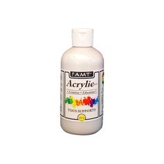 Peinture acrylique nacre blanc 200ml