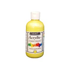 Peinture acrylique nacre jaune 200ml