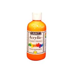 Peinture acrylique nacre orange 200ml