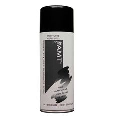 Peinture aérosol noir brillant 330ml