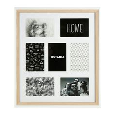 Pêle-mêle CALI blanc bois 7 photos 42x49cm