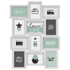 Pêle-mêle photos plastique 12 photos 46.5x61.5cm