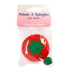Pelote à épingle tomate avec affuteur
