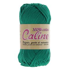 Pelote CALINE vert coton 50g