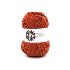 Pelote chenille GLITTER cuivre 100g | PINGOUIN