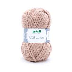 Pelote de laine ALASKA beige 100g