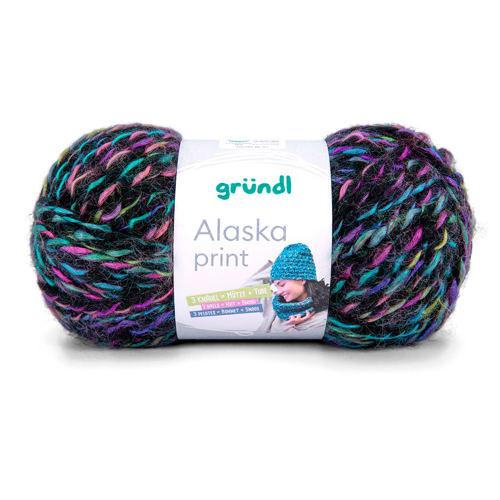 Pelote De Laine Acrylique Bleue 100g - Grosse Laine Pour Tricot (aiguilles 8/9) - 1 Pelote = 1 Bonnet