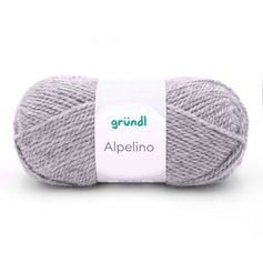 Pelote de laine ALPELINO gris chiné 100g
