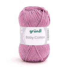 Pelote de laine BABY COTTON lilas 50g