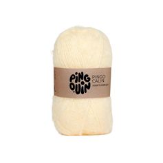 Pelote de laine CALIN écru 50g - PINGOUIN