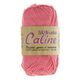 Pelote de laine CALINE coton rose 50g