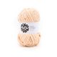 Pelote de laine chenille beige pailletée 100g | PINGOUIN