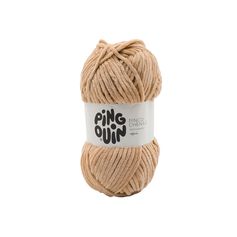 Pelote de laine chenille lin 100g - PINGOUIN