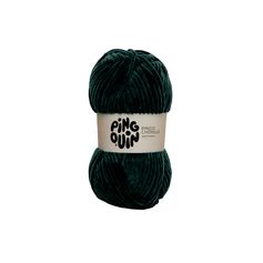 Pelote de laine chenille noir 100g - PINGOUIN