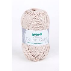 Pelote de laine COTTON QUICK beige 50g