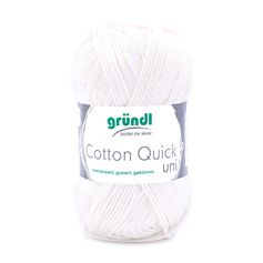Pelote de laine COTTON QUICK écru 50g