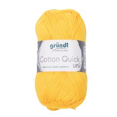 Pelote de laine COTTON QUICK jaune 50g