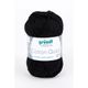 Pelote de laine COTTON QUICK noir 50g
